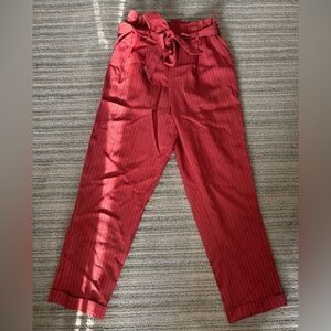 Rust Striped Work Pants